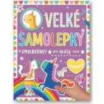 Velké samolepky a omalovánky pro malé ruce Jednorožci – Zboží Dáma