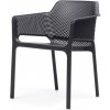 Zahradní židle a křeslo Zahradní židle NARDI NET antracitově šedá