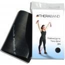 Thera-Band Posilovací guma 2 m, černá, speciálně silná