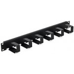 Vyvazovací panel Triton RAB-VP-X23-A1 Vyvazovací panel, 19", 1U, 6x vyvazovací háček 70x27mm, černý RAB-VP-X23-A1 – Hledejceny.cz