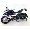 Sběratelský model Welly Motocykl BMW S1000RR bílý 1:12