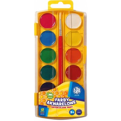 Astra vodové medové barvy 25 mm 12 barev – Hledejceny.cz