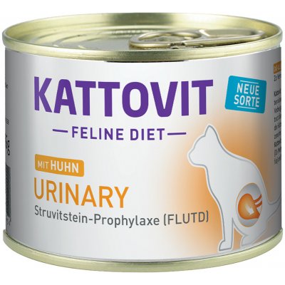 Kattovit Feline Diet Urinary kuřecí 12 x 185 g – Sleviste.cz