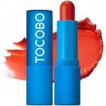 Tocobo Powder Cream Lip Balm 033 Carrot Cake Krémovo-pudrový balzám na rty v broskvovém odstínu 3,5 g – Zboží Dáma