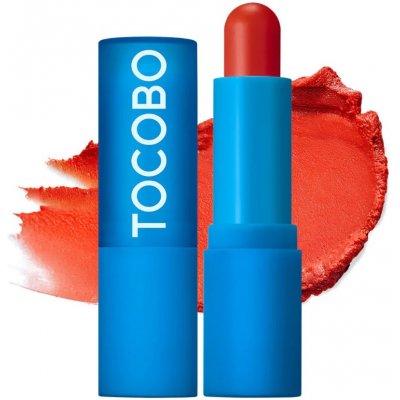 Tocobo Powder Cream Lip Balm 033 Carrot Cake Krémovo-pudrový balzám na rty v broskvovém odstínu 3,5 g – Zboží Dáma