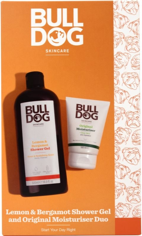 Bulldog Original sprchový gel 500 ml + hydratační krém na obličej 100 ml