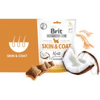 Brit snack Skin Coat krill & coconut 150 g