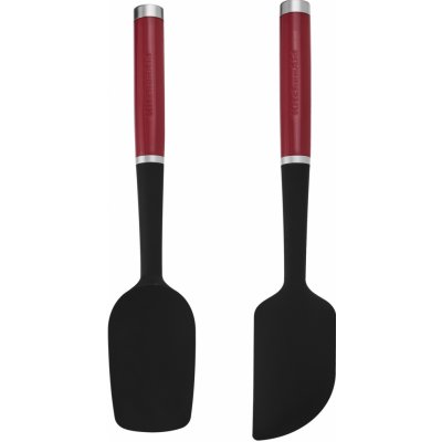 KitchenAid Stěrky KitchenAid, stírací a nabírací, set 2 ks, silikonové, královská červená KQG437OHERE – Zboží Dáma