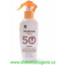 Nubian Kids mléko na opalování spray SPF50 200 ml