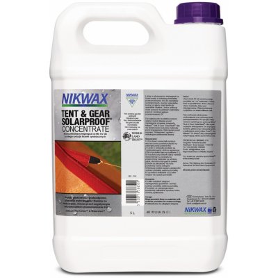 Nikwax Tent & Gear Solar Proof 5000 ml – Hledejceny.cz