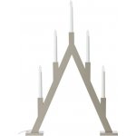 Markslöjd 706470 - Vánoční svícen BJURFORS 5xE10/3W/230V borovice/béžová 706470 – Hledejceny.cz