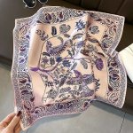 hedvábný šátek O ptáku jak z pohádky růžový v dárkovém balení – Zboží Mobilmania