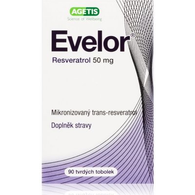 Evelor resveratrol 50 mg 90 tablet – Zbozi.Blesk.cz