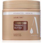 Azure Tan Shimmering Tanning Butter Rozjasňující tělové máslo pro postupné opálení 200 ml – Zboží Dáma