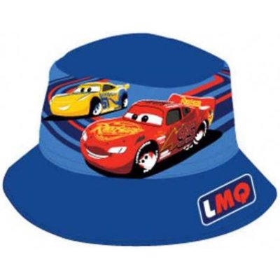 Exity chlapecký klobouk Auta Cars Blesk McQueen a Cruz Ramirezová Světle modrá