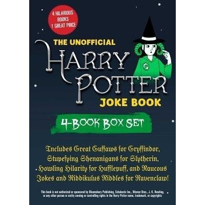 The Unofficial Harry Potter Joke Book 4-Book Box Set: Includes Great Guffaws for Gryffindor, Stupefying Shenanigans for Slytherin, Howling Hilarity fo Boone BrianPaperback – Zboží Mobilmania