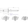 Nýt trhací Nýt DIN 7337 Al/st 6,0 x 16 ZB Cr3+ Balení: 250 ks KEJSA60016BF5K