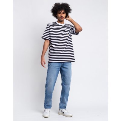 Carhartt WIP Newel Pant blue light used wash – Zboží Mobilmania