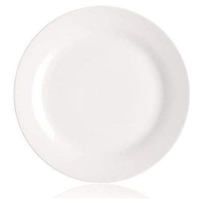 BANQUET Sada mělkých porcelánových talířů BASIC nedekor. 26,5 cm bílé 6 ks