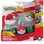 Jazwares Pokémon Clip and Go Poké Ball s páskem Ivysaur – Zbozi.Blesk.cz