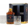 Whisky Jim Beam Double Oak 43% 0,7 l (dárkové balení 2 sklenice)