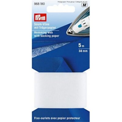 PRYM Zažehlovací vlizelínový proužek na záložky, 5 m x 38 mm – Sleviste.cz