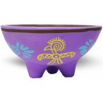 Nefertitis Miska terakotová indiánská pro vykuřování Soul Eagle NF20208 - výška cca 7 cm, průměr cca 13 cm – Zbozi.Blesk.cz