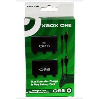 Orb Dual Controller Charge & Play Battery Pack Xbox One