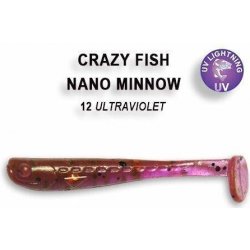 Crazy fish Nano Minnow 4cm 12 Ultraviolet