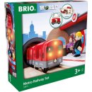 Brio WORLD 33513 Vláčkodráha se soupravou metra a nástupištěm