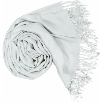 ALUM dámská světle šedá pashmina P45 světle šedá šála – Hledejceny.cz