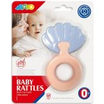 Bayo s chrastítkem plastové mušle modrá růžová – Zbozi.Blesk.cz