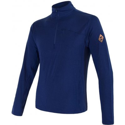 Sensor MERINO Extreme pánské dl.rukáv zip deep blue – Hledejceny.cz