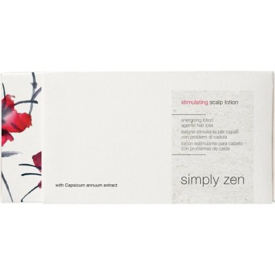 Z.one Concept Simply Zen Stimulating Stimulation Scalp Lotion Ampoules 8 x 6 ml