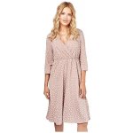 Kojicí a těhotenská noční košile Coffee time béžová – Zboží Dáma
