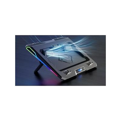 EVOLVEO Ania 10 RGB podsvícení, nastavitelný podstavec pro notebook, regulace otáček,ntb 10-17" – Zboží Mobilmania