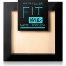 Maybelline Fit Me! Matte + Poreless Kompaktní matující pudr 115 Ivory 9 g