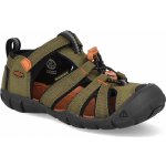 Keen Seacamp II Cnx Youth dark olive/gold flame – Sleviste.cz
