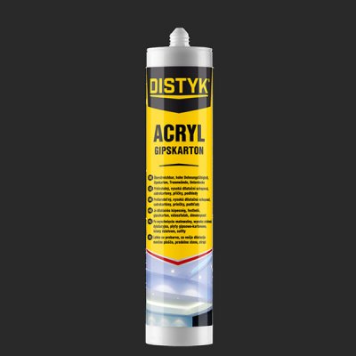 Den Braven DISTYK Akrylový tmel na sádrokartony / Acryl Gipskarton 310 ml bílý