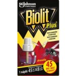 Biolit Plus Náplň do elektrického odpařovače s vůní citronelly proti komárům a mouchám 45 nocí 31 ml – HobbyKompas.cz