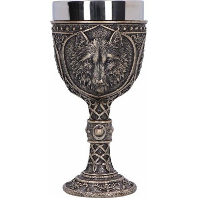 Nemesis Now Středověký vlk, pohár, 20 cm P44656 – Hledejceny.cz