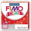 Fimo Staedtler kids červená se třpytkami 42 g