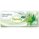 Tento sensitive papírové kapesníčky Aloe vera 3-vrstvé 10 x 10 ks – Zbozi.Blesk.cz