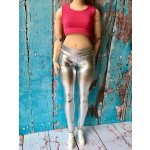 La Bastlera BQ-Metalické stříbrné legíny pro panenky "baculky" – Sleviste.cz