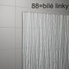 Sprchové kouty SanSwiss SOLINO jednokřídlé dveře s pevnou stěnou v rovině SOL13 90 cm, 88 bílé linky