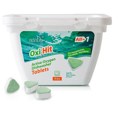 TianDe OxiHit Tablety do myčky s aktivním kyslíkem 35 ks – Zboží Dáma