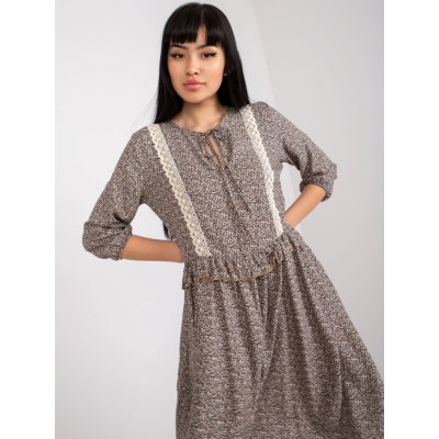 Dámské šaty CHA SK 1710 1.52 hnědé – Sleviste.cz