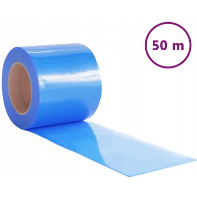 PVC Izolační Dveřní Clona Modrá 200 mm x 1,6 mm x 50 m – Hledejceny.cz