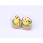 Kuřátka v košíčku 5cm set 2ks žlutá – Hledejceny.cz