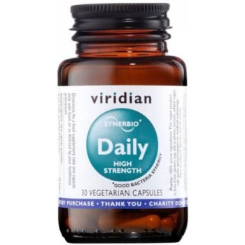 Viridian nutrition Synbiotic daily High strength 30 kapslí
